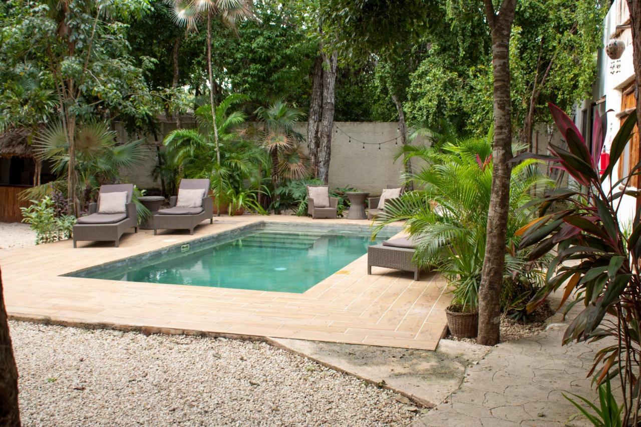 Karen'S Hotel Tulum Pueblo Buitenkant foto