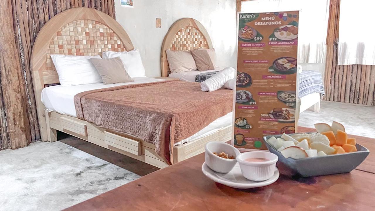 Karen'S Hotel Tulum Pueblo Buitenkant foto